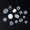 10pcs/lot Silicone Earring Clip Pad Cushion Transparent Earrings Plugs Anti-pain Pad for Jewelry Making Supplies DIY Accessories