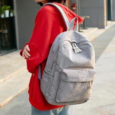 Women's Backpack Solid Color Female Multi-pocket Casual Man Travel Bag High Quality Schoolbag for Teenage Girl Book Knapsack