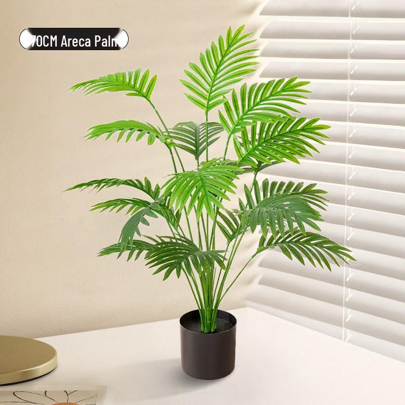 Small Monstera Artificial Plant for Indoor Decor - Potted Decoration for Offices, Living Rooms, and Desktops