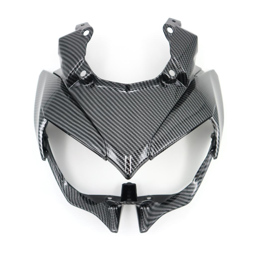 For Kawasaki Z 650 Z650 2021 2022 2023 2024 Headlight Shroud Cover Front Face Shell Motorcycle Front Nose Headlight Fairing Set