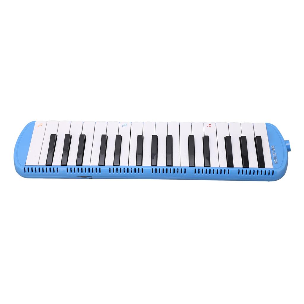 Mouth Piece Melodica Instrument with 32 Key for Begginers Musical Education InstrumentBlue