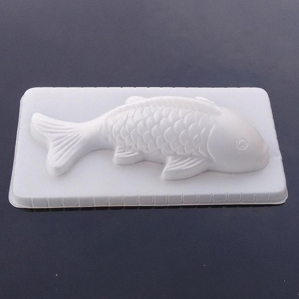 Fish Carp Cake Mold Plastic Jelly Pudding Chocolate DIY Baking Tool Bakeware