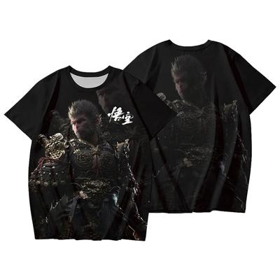 WuKong T-shirts Spel 3D Print Streetwear Mannen Vrouwen Mode Oversized Korte Mouw T-shirt Kinderen T-shirts Tops Mannen Kleding