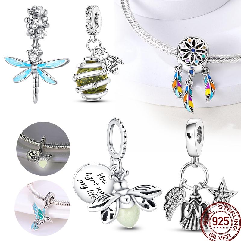 Copper Metal Bird Flying Wings Bee Plant Insect Colored Zircon Charm Bead Component Bead Components Ideal Designed For 3MM Authentic Original