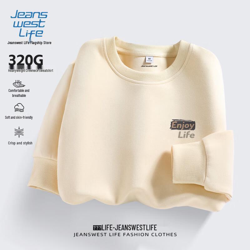 Jeanswest Life Men's Graphic Round Neck Sweatshirt