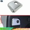 For Jeep Grand Cherokee WK2 2018   Car Styling Accessories ABS Chrome Electric Rear Door Switch Button Cover Frame Trim