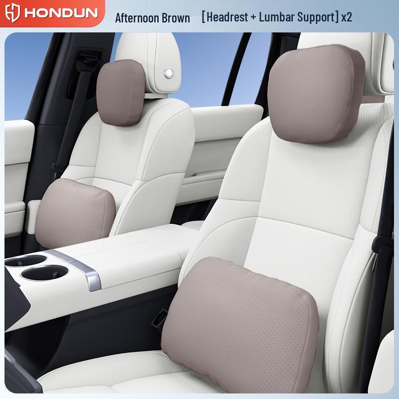 ORA 5-Headrest Lumbar & Neck Support Pillow for Car Interior Modification