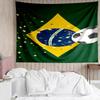 1PC Brazilian Flag Artwork K-pop music group Tapestry Accessories for Bedroom,Livingroom, dormitory Room Wall Decor Fan Birthday Gifts