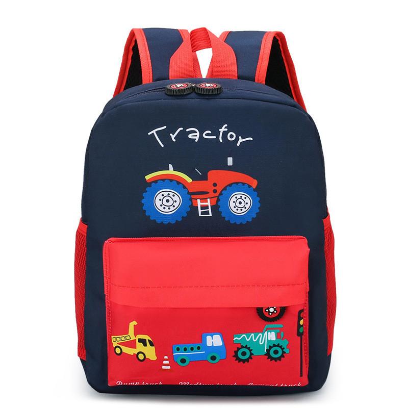 Adorable Cartoon Dinosaur Car Backpack For Kids Durable And Waterproof School Bag