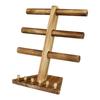 Schmuckständer für die Heimorganisation, 3 Zubehörhalter, Holz-Tischplatten-Armband- und Uhrenaufbewahrungs-Organizer, Stil B