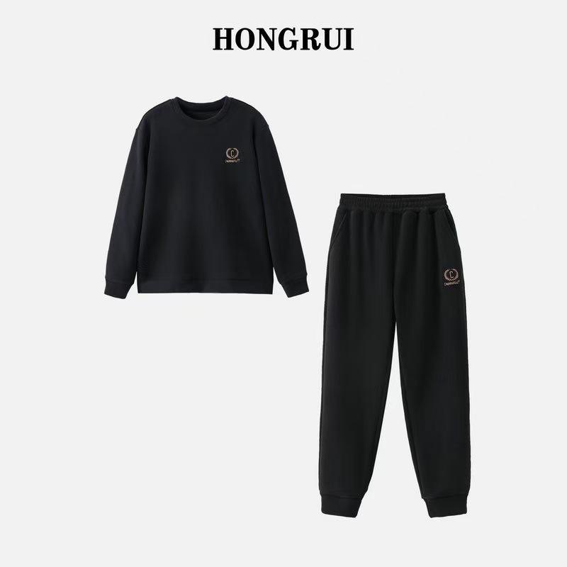 

Women s Cozy Fleece-Lined Velvet Two-Piece Set - Sweatshirt & Sweatpants 2XL