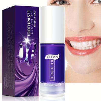 Purple Toothpaste, Toothpaste For Teeth Cleaning, Fresh Breath Teeth Washing Toothpaste, Deeply Cleaning At Home Travel