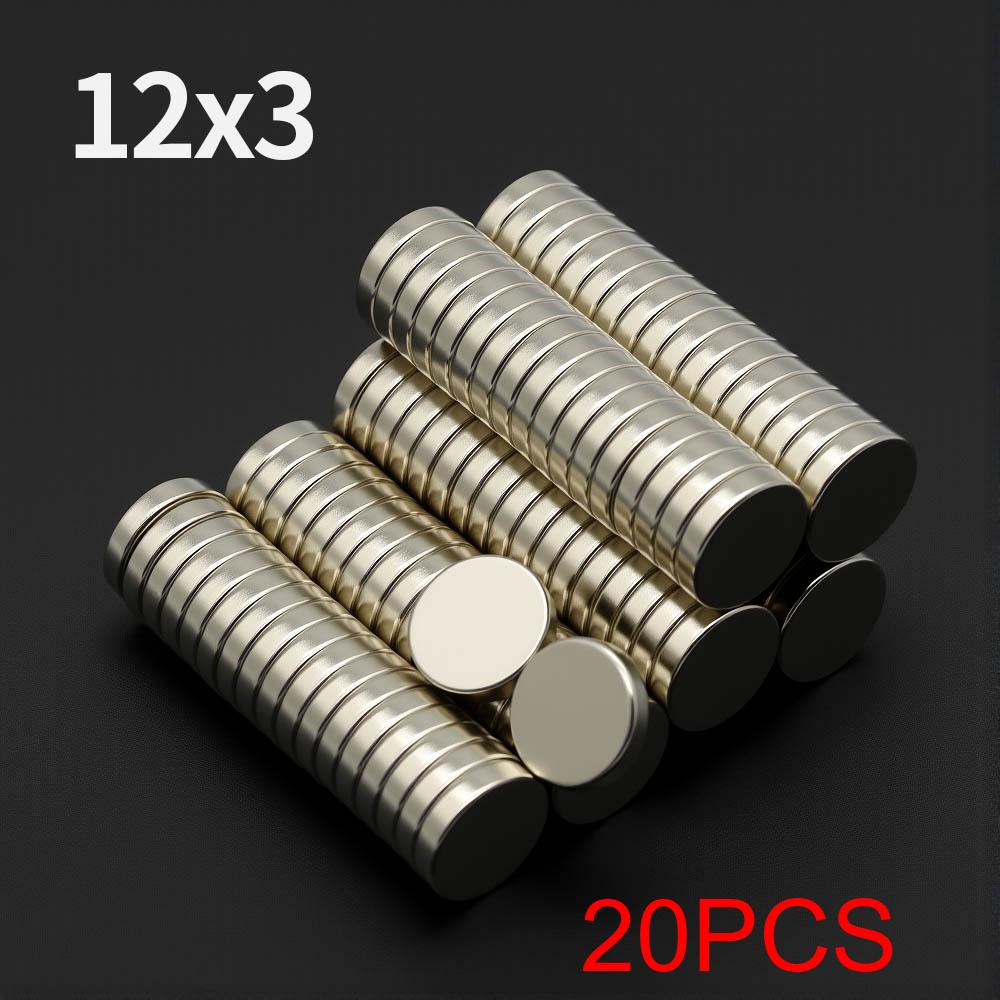 Powerful Neodymium Magnet N35 NdfeB Permanent Magnetic imanes Round Super Strong Fridge Magnets DIY 3x3 6x3 10x3 15x3 20x3mm
