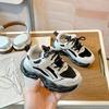 Students Sports Shoes Hook&loop Boys Girls Casual Shoes Thick Soft Sole 2025 New Fashion Children Basketball Shoes Ins Trendy