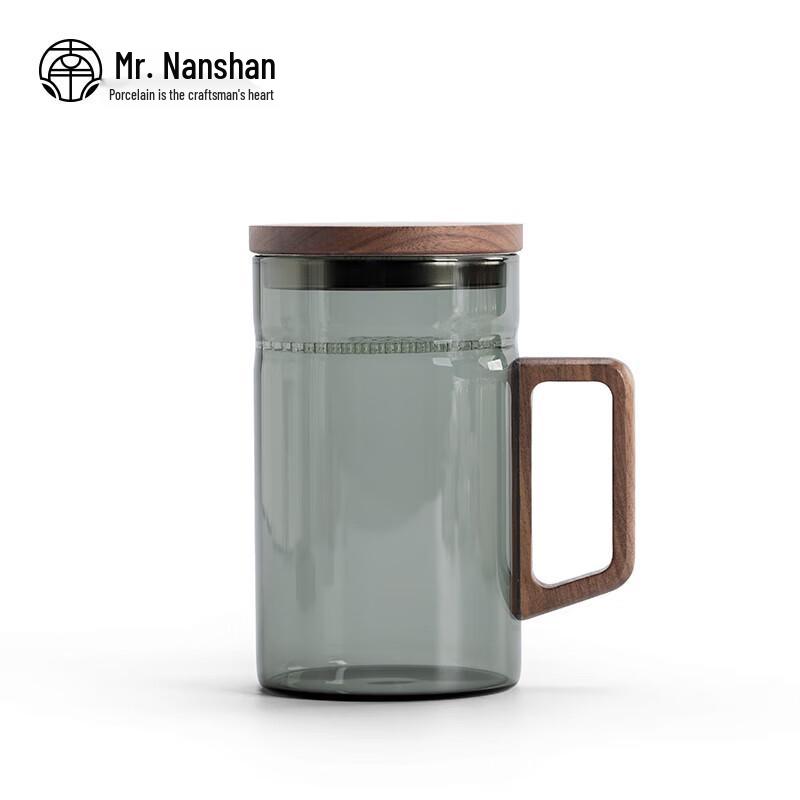 Nanshan Gentleman Heat-Resistant Glass Tea Cup with Lid