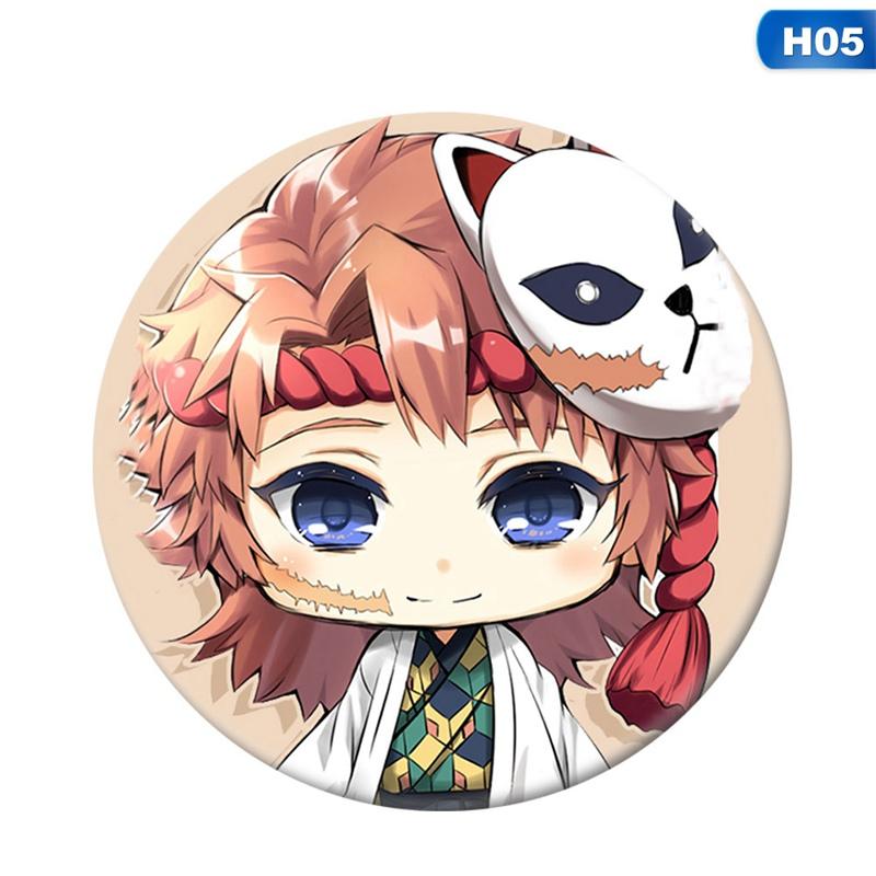 Demon Anime Broschen Set - 9 Stück Anstecker Für Cosplay & Fans