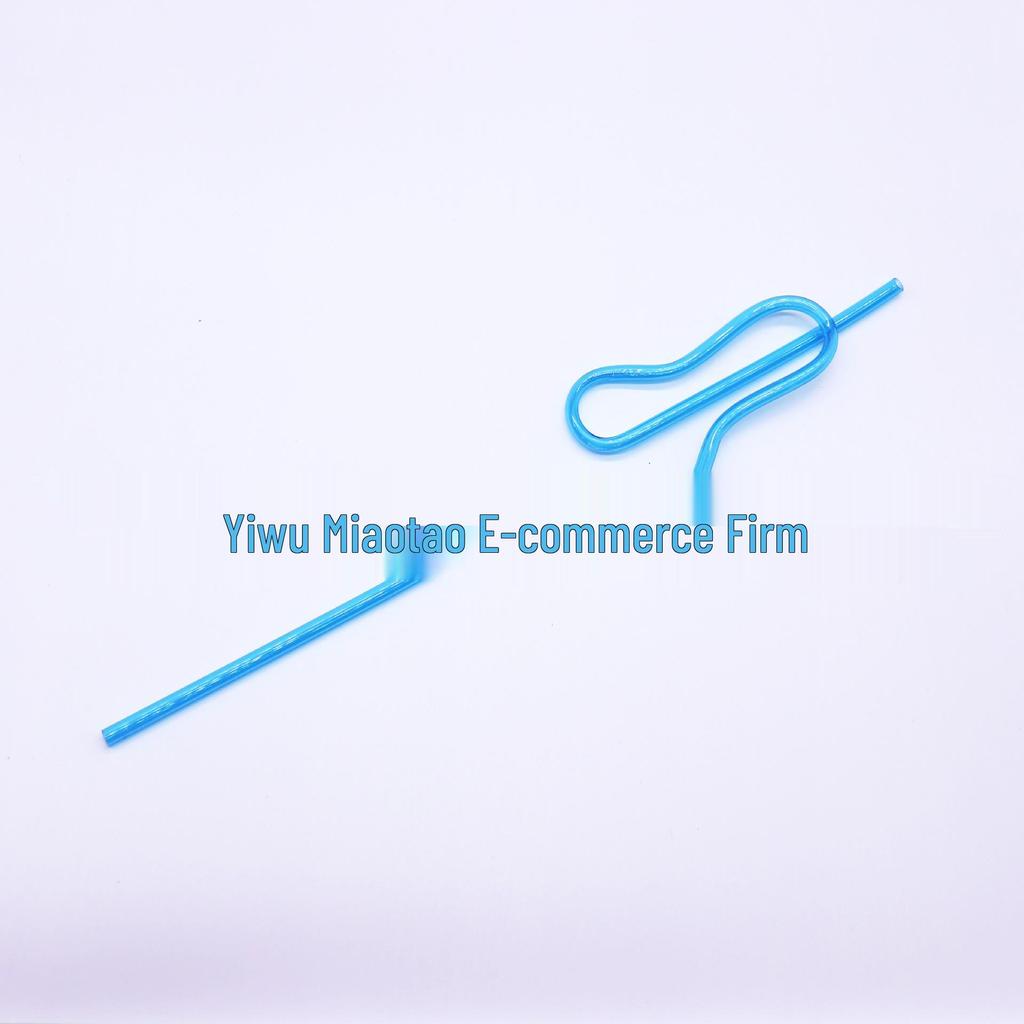 Eco-friendly PETG Crystal Shaped Straws - Creative, Cute, Disposable Party Tubes