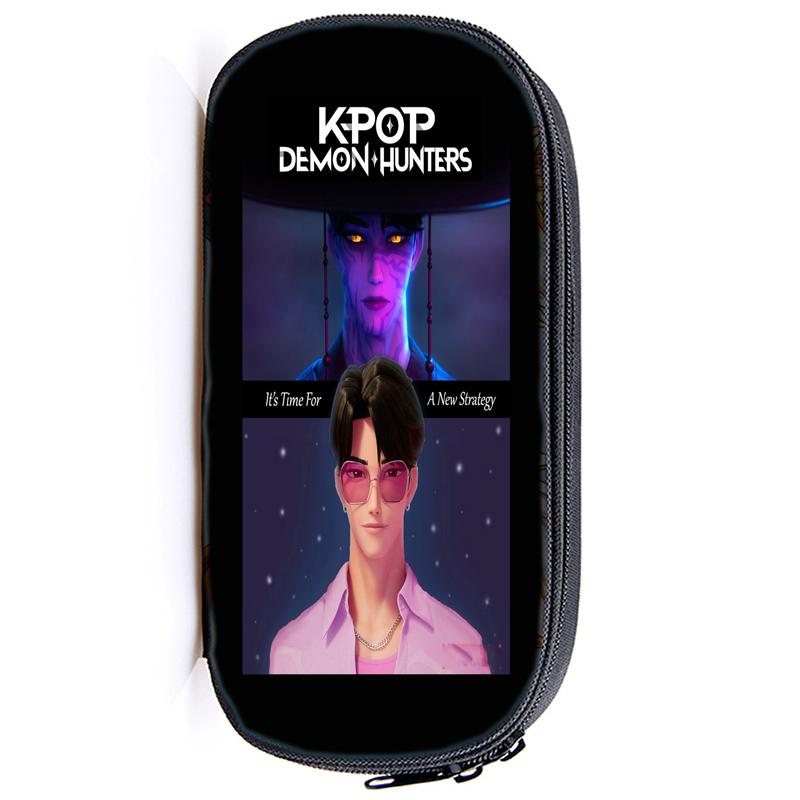 

Huntrix Girl Kpop Пенал для мальчиков девочек студентов школьный мешок для ручек Зои Руми Мира Канцелярские товары Детский пенал 10