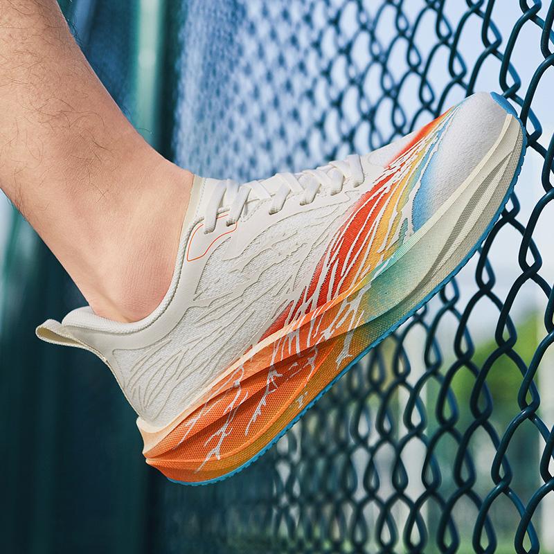 Men's breathable outdoor racing running shoes spring summer soft-sole anti-slip casual sneakers students light speed sports shoe
