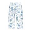 Women's Fashion Printed Pocket Elastic Waist Casual 5/10 Pants