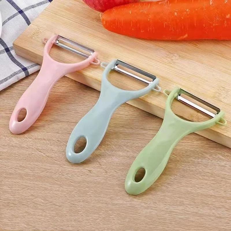Stainless Steel Vegetable Peeling Knife Potato Carrot Multi-purpose Fruit Peeler with  Digging Holes Function Kitchen Gadgets