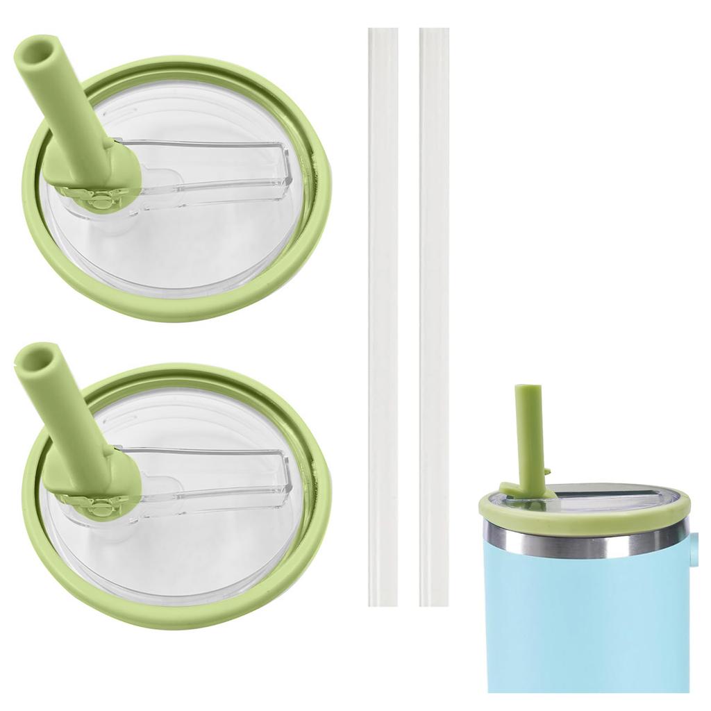 2-pack 40 Oz Cup Flip-top Straw Lid Replacements For Quenchers, Spill-proof Cup Lids, Reusable Cup Lids
