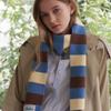 ALLINCOMPLETE 3 Stripe Knit Muffler (2 Colors)