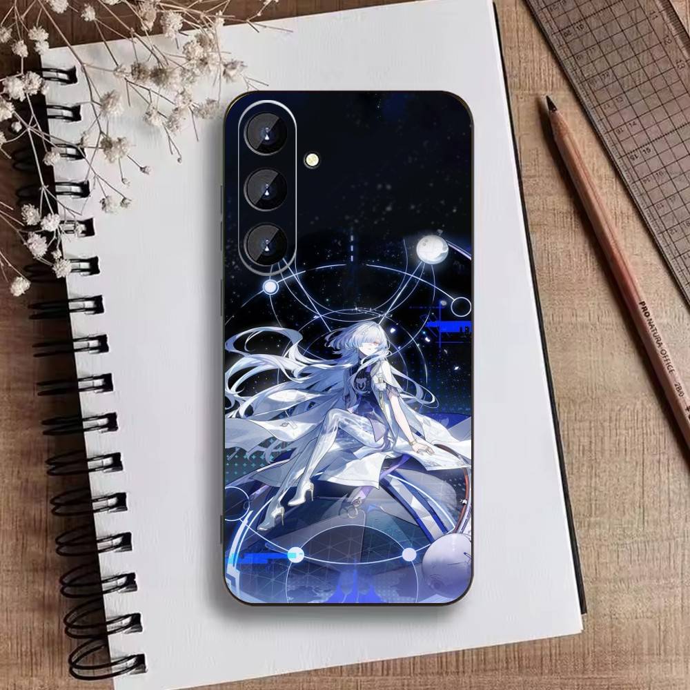 

W-Wuthering Waves Phone Case For Samsung Galaxy A73,A72,A71,A70,A52,A51 Others Soft Black Cover Samsung a41