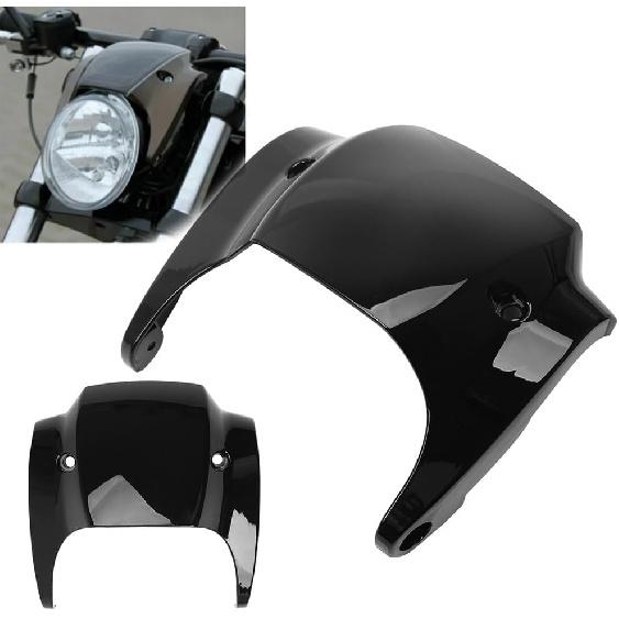 

Мотоциклетная глянцевая черная короткая передняя маска, обтекатель фары для Harley для V-Rod для Night Rod Muscle 2002-2017(Модель 2002-2011 годов)