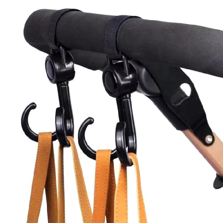 Practical Hook With Adjustable Strap For Including Scooters And Strollers Reliable Plastic Construction Hanger