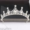 Silver Color Crown and Tiara Hair Accessories for Women Wedding Accessories Crown for Bridal Crystal Rhinestone Diadema Tiara