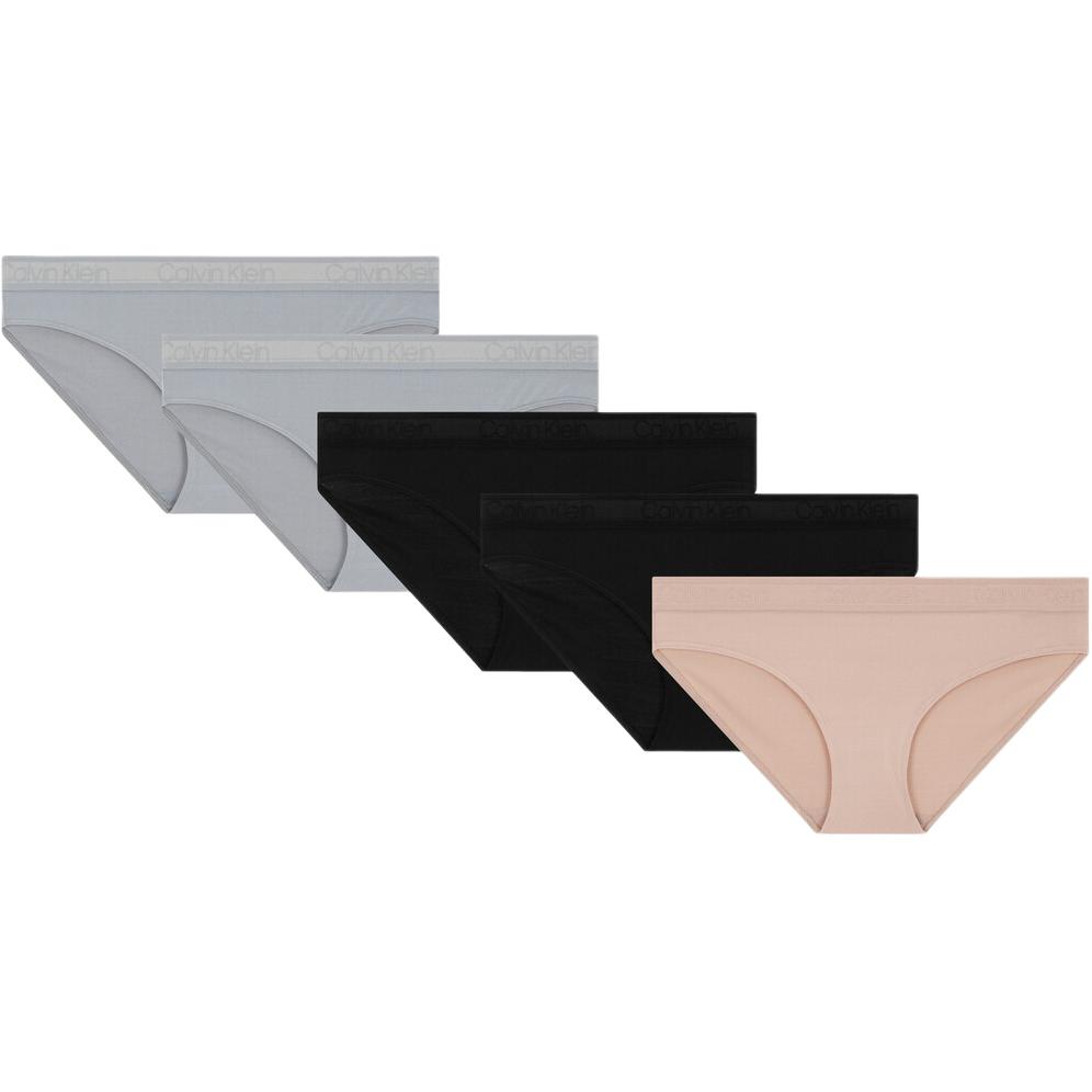 Calvin Klein Logo Low Rise Slim Fit Briefs 5 Pack Women underwear QP3284O-5EH