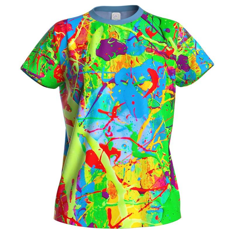 

New Fashion Neon Graffiti Printed 3D T-shirt Men Women Summer Casual Short Sleeve Hip Hop Harajuku Streetwear Tops T Shirt Men XXS