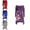 Festive Women's Santa Claus Sweater Jumper With Soft Material For Christmas Celebrations