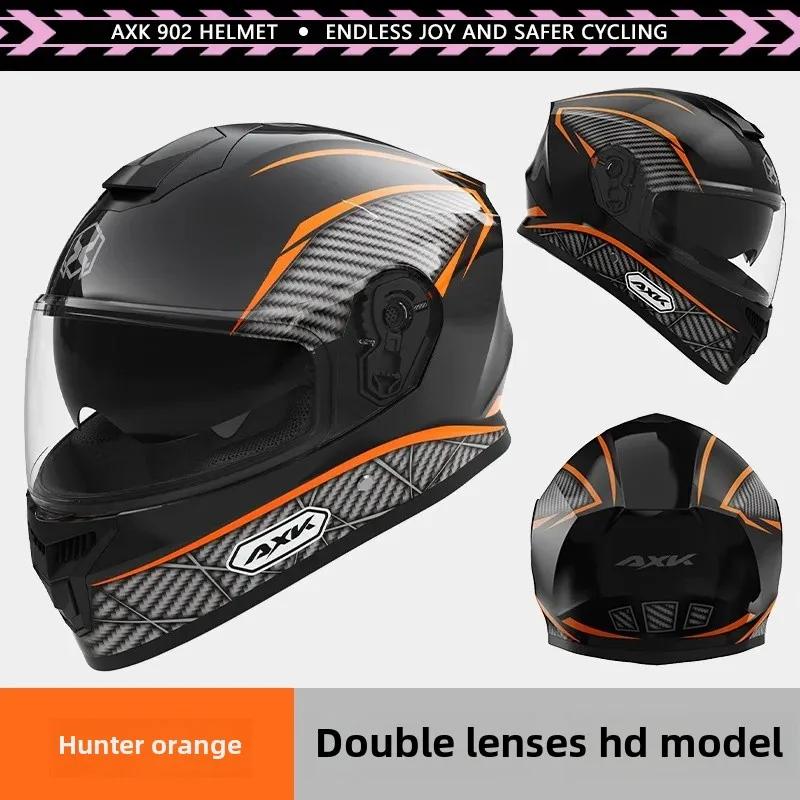 Unisex Motorcycle Helmet Winter Anti-Fog Warm Full Cover Helmet For Men And Women Electric Car Cycle Motorcycle Equipment Access