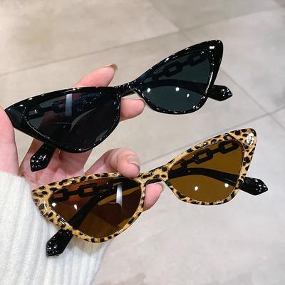 New Cat Eye Sunglasses Woman Trendy Colorful Fashion Eyewear Luxury Brand Designer Popular Sun Glasses UV400 Shades for Ladies