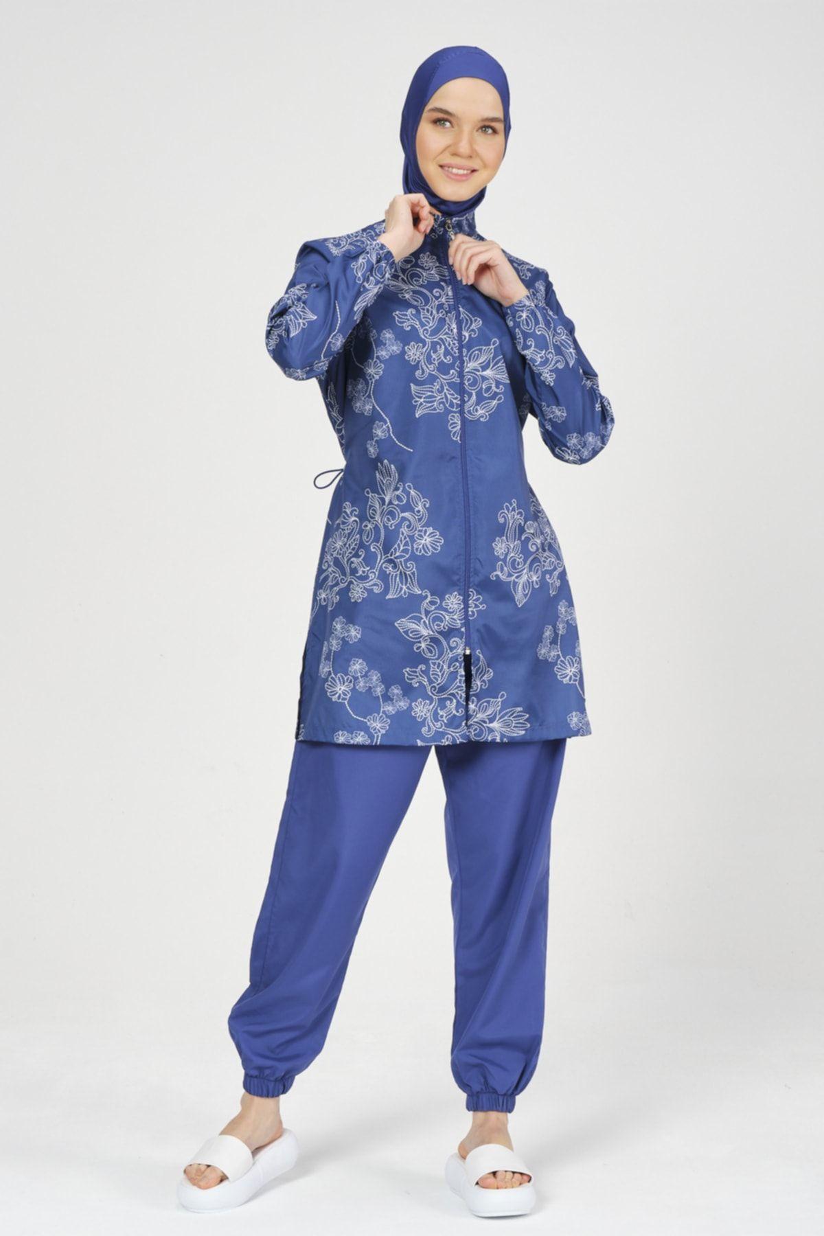 

Womens Muslim Modest Islamic Full Cover Burkini Beach Swimming Costume Swimwear Hijab Beachwear Swimsuit