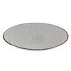 Dinner Plate 27 Mandala Gray