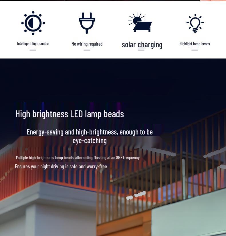 Solar-Powered Luminous Car Roof Lidar Cover with High-Brightness Daytime Running and Warning Lights