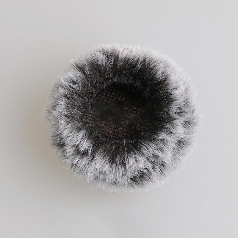 2Pcs Windscreen Cover for Omic Lavalier Microphones Windshield Artificial Furs Wind Screen Furry Sleeve