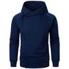 Herren Kapuzenpullover Einteiliger Sportpullover Diagonaler Reißverschluss Koreanische Mode Streetwear Kapuzenpullover Herrenoberteile für Wärme Yasheng