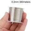 1 Rolle Edelstahl Perlendraht Armband Schnüre 0,2 0,3 0,4 0,5 0,6 mm Starker Halsketten Faden String Für DIY Schmuckherstellung