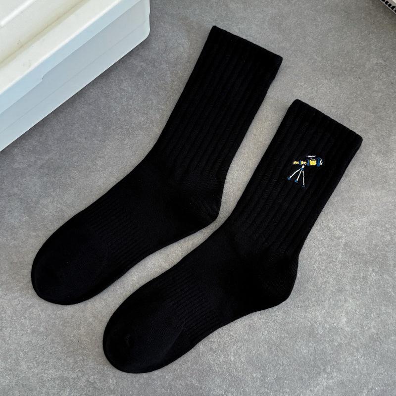 Cityboy Space Planet Mid-Calf Socks for Men & Women - Trendy West Coast Skateboarding Street Style