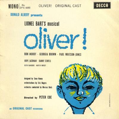 7inch Record LIONEL BART - Oliver! DFE6680 Decca 1961 UK Soundtracks & Musicals Used