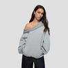 Gap Women's SCUBA Two-Way Draped Collar Pullover Sweatshirt
