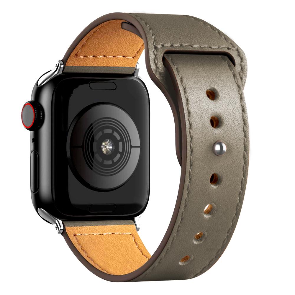 Leather Strap For Apple Watch Band 44mm 45mm 49mm 41mm 40mm 42mm 38mm Wristband Correa Bracelet iWatch Series 8 9 3 4 5 6 SE 7