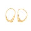 Salircon Exaggerated Irregular Hollow Geometric Stud Earrings Women Creative Vintage Gold Color Piercing Earrings Jewelry Lady