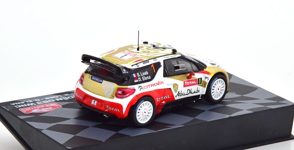 Altaia 1/43 Citroën DS3 WRC Monte Carlo Rally 2013 Citroën Winner S. Loeb/D. Elena Miniature Car