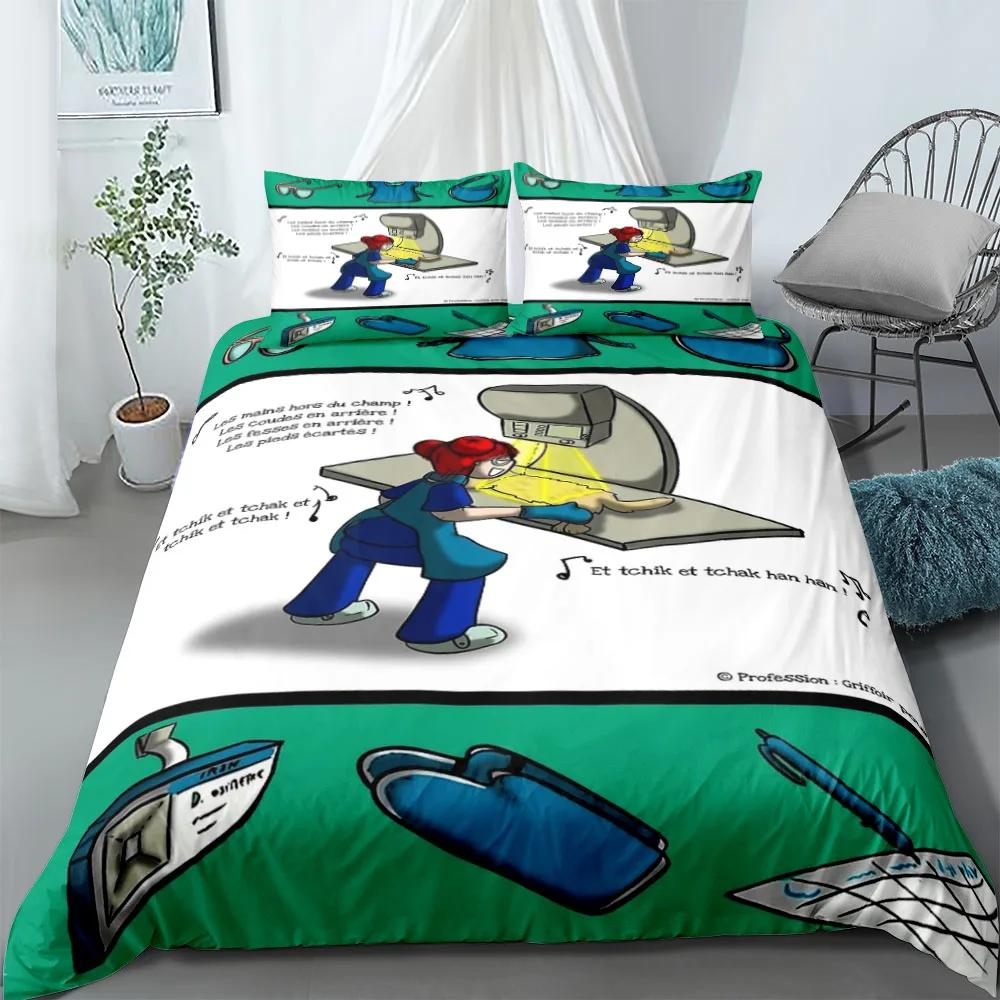 Brazil Jiu Jitsu Retro Bedding Set without sheet King Queen Double Full Twin Single Size Bed Linen Set
