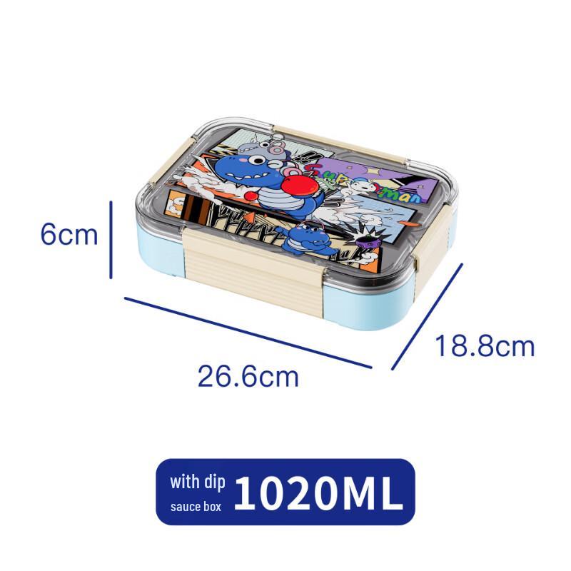 RuHan Insulated Stainless Steel Cartoon Lunch Box